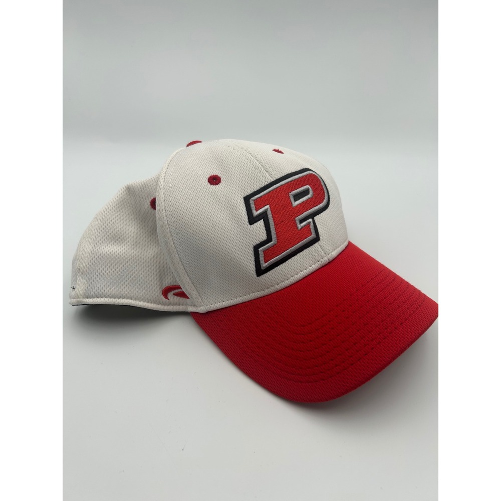 Richardson White Red P Logo Paw Print Baseball Cap Hat Mens OSFM Free Shipping